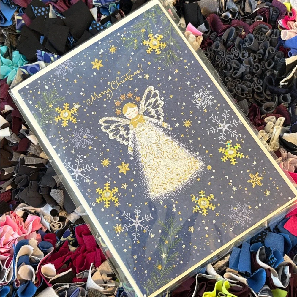 🆕Papyrus Angel Christmas Greeting Card